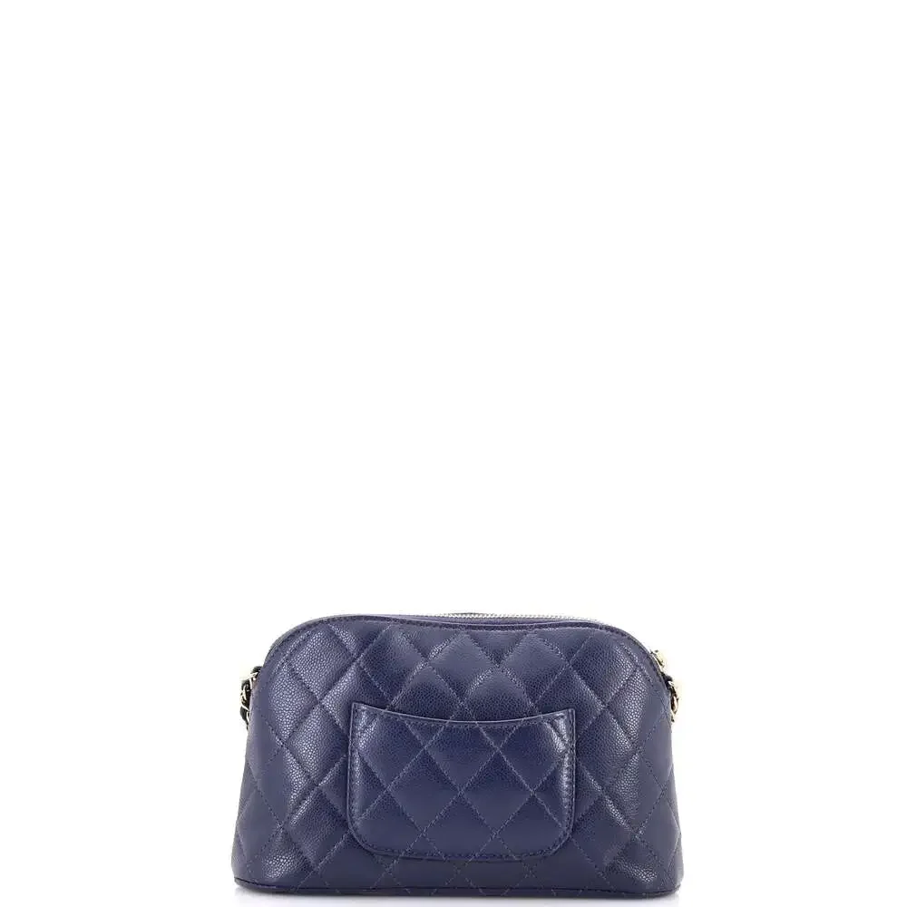 Chanel Cc Dome Zip Clutch With Chain #240505C41B - Picture 3 of 6